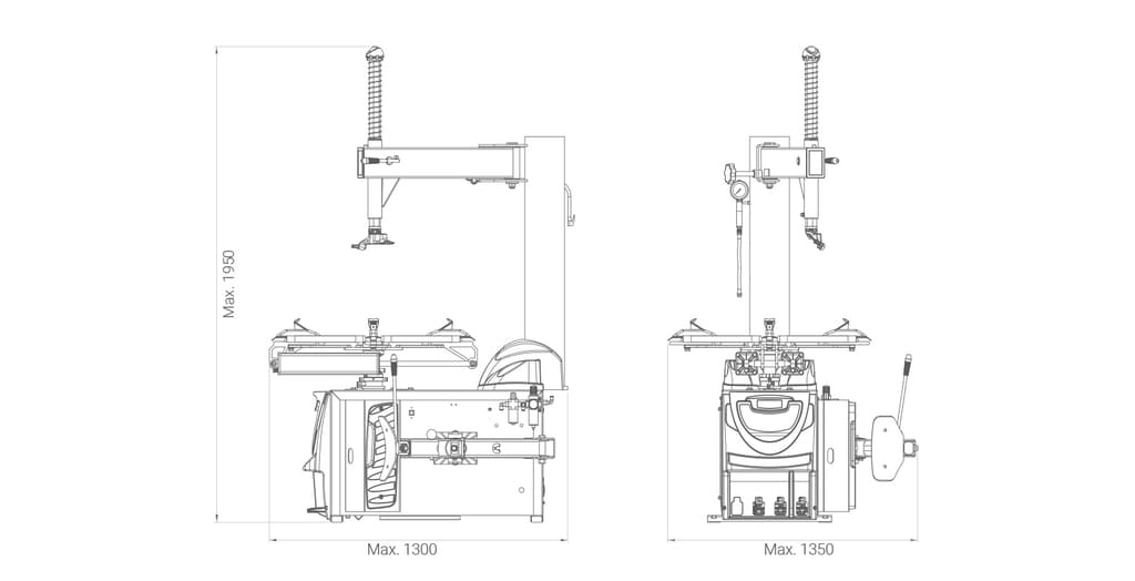 máy ra vào lốp ô tô nk nk324s