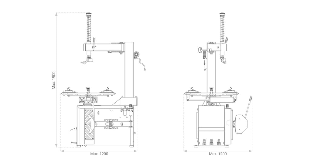 máy tháo vỏ xe nk218e